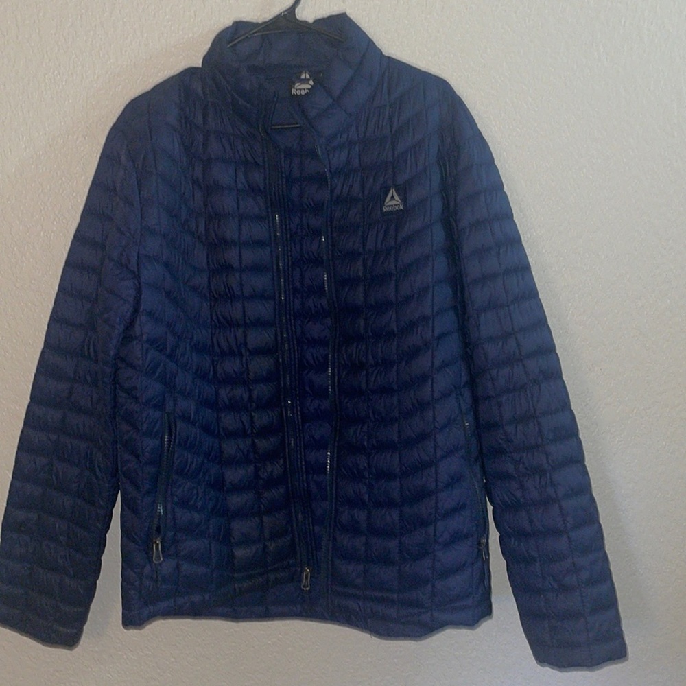 Med blue reebok jacket